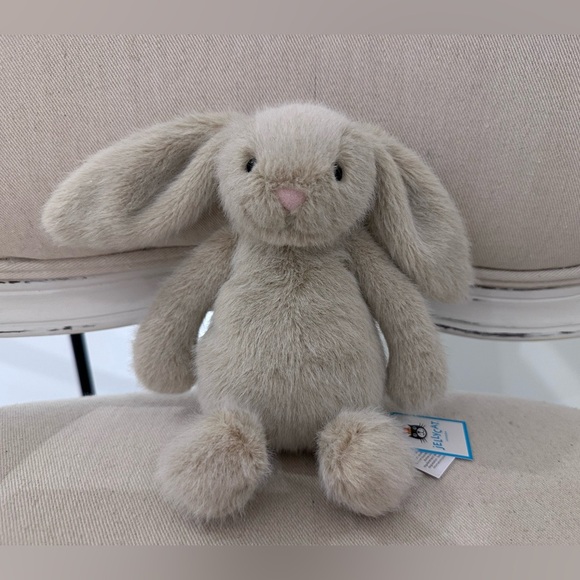 NWT Jellycat Wheat Flufflet Bunny Authentic - Picture 11 of 11